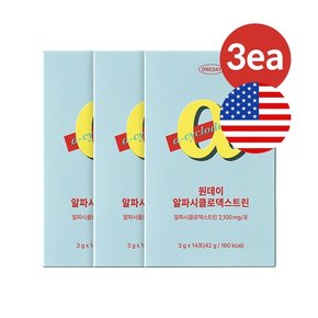 원데이 알파시클로덱스트린 알파CD 파인애플맛 3박스