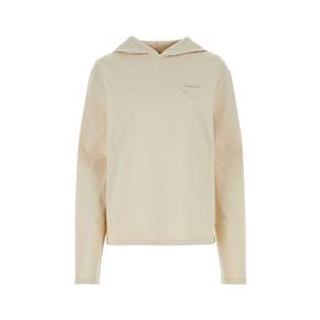 24SS 프라다 후드 티셔츠 134691SOOO14LY F0018 BEIGE O TAN