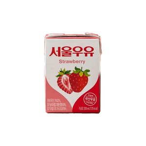  서울우유 멸균우유 딸기우유 24개