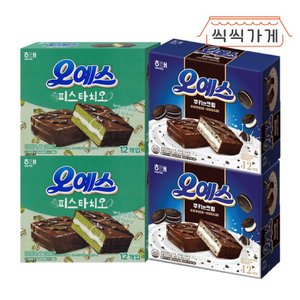 씩씩가게 오예스 360g 2종 2개씩(쿠키앤크림, 피스타치오)