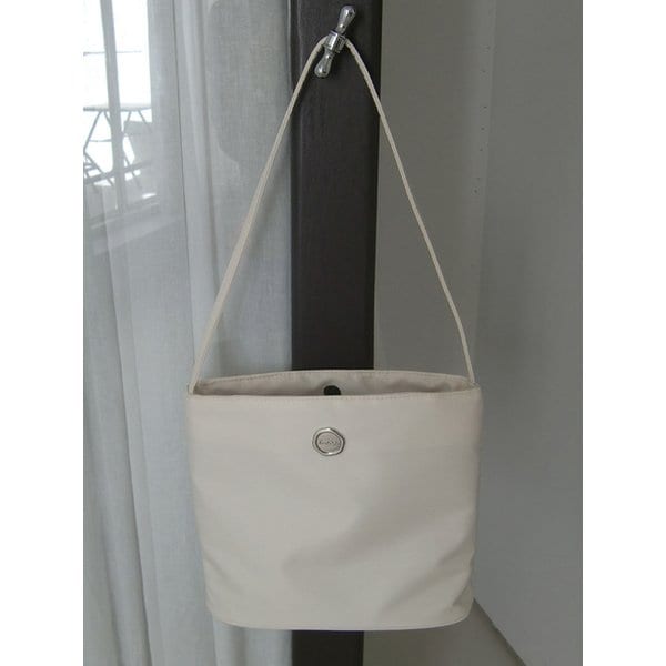 mug nylon bag_cream