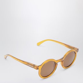 [해외배송] 라이우드 주니어 트랜스페어런트 머스타드 라운드 선글라스 LW20087PVC 2495
