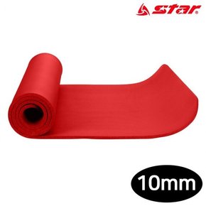 요가매트 홈트 휘트니스 스포츠 천연고무 운동 헬스 층간소음 10mm 빨강 EU840 04