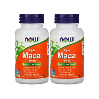 나우푸드 로우 마카 MACA 750mg 90베지캡슐 X 2통