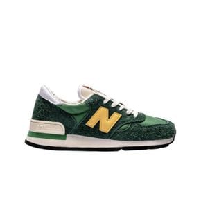 뉴발란스 990v1 메이드 인 USA 그린 골드 New Balance 990v1 Made in USA Green Gold