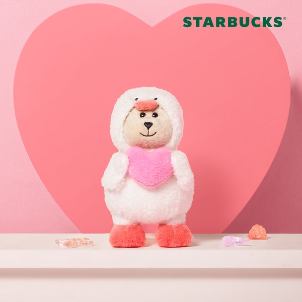 [스타벅스] 젤리덕 베어리스타 키체인