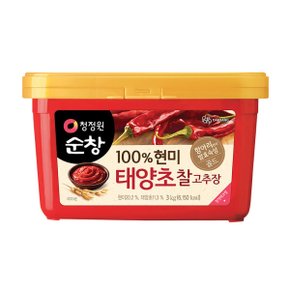 순창 100% 현미 태양초 찰고추장 3kg 1개