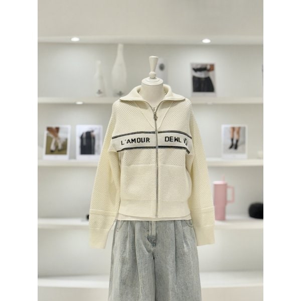 [여주점] 여성 카라넥 집업 가디건 (L261KSL006)