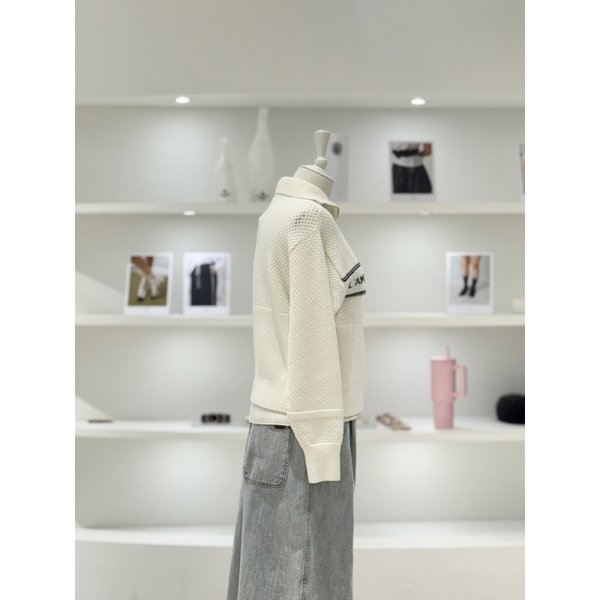 [여주점] 여성 카라넥 집업 가디건 (L261KSL006)