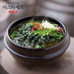 [미스타셰프] 아욱다슬기해장국 500g *3팩