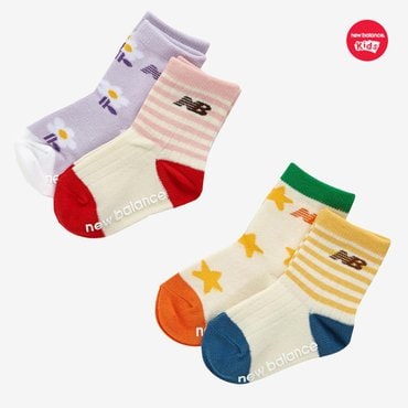 뉴발란스키즈 [2PCS] 베이비 장목 양말 (NK8EFF206U)