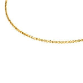 버메일 실버 토스 체인 초커 위드 볼 50cm/ Vermeil Silver TOUS Chain Choker 목걸이 511900545