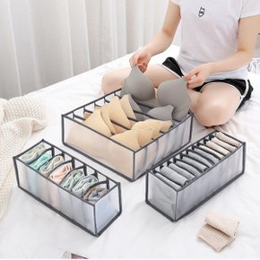 여성 보관함 속옷정리 칸막이 분리수납 망사 케이스