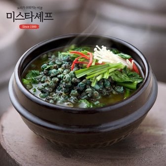  미스타셰프 아욱다슬기해장국 500g 1팩