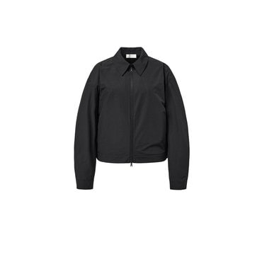 샵아모멘토 아모멘토 25SS Cropped Zip-Up Jumper (2 Colors)