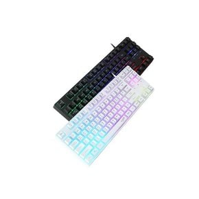 지클릭커 슈퍼히어로 G3 Plus 87 레인보우 LED 게이밍 키보드