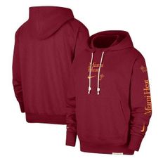 [해외] 1018169 나이키 NBA 마이애미 히트 Nike Authentic Hoodie Red