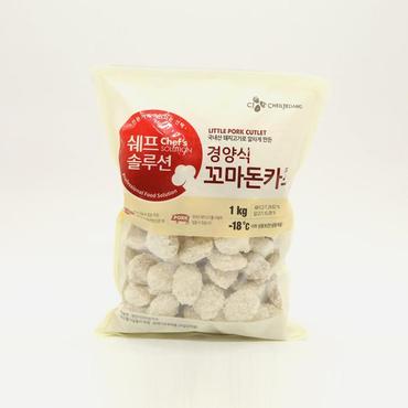 셀러허브 쉐프솔루션 경양식 꼬마 돈카츠 냉동 1kg (S11284667)