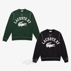 NA 27 프린트 크루넥 스웨트셔츠 SH0062-51 LACOSTE MENS CREW NECK 27 PRINT FLEECE S