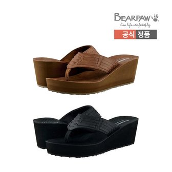 베어파우 [와이컨셉] 베어파우(BEARPAW) 여성 키높이 쪼리 NINA 2컬러 모음