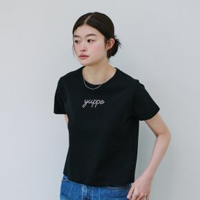 DOTTED YUPPE T-SHIRT_BLACK