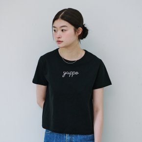 DOTTED YUPPE T-SHIRT_BLACK