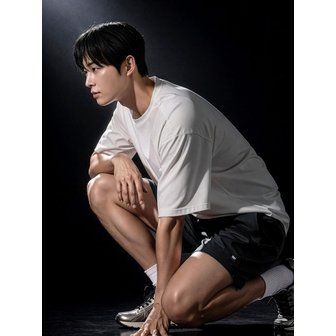 헤링본 소로나 블렌드 루즈핏 반팔 티셔츠_3color / TJ110