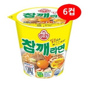 (오뚜기) 참깨라면 컵 65gx6컵
