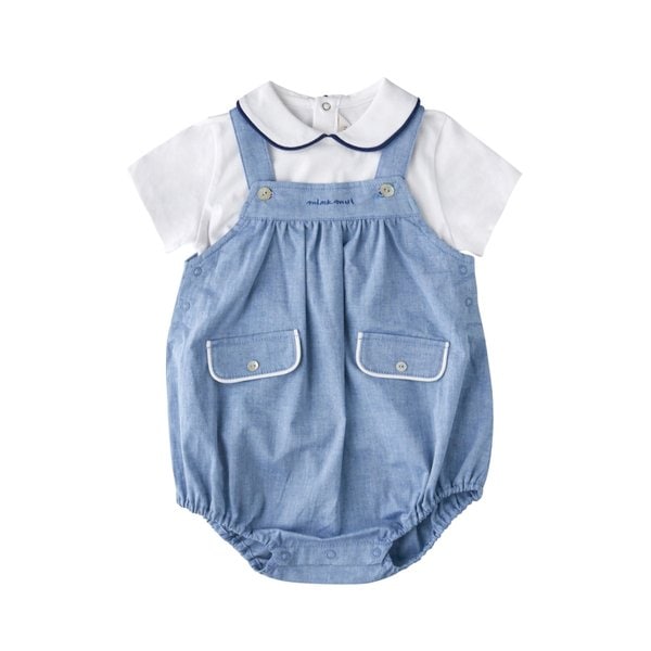 [여주점] [오프라벨 여주점] 밍크뮤 (BL) 샴브레이SET바디슈트 (35312-604-01)