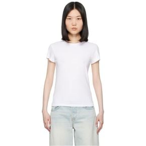 24 FW 리던 화이트 Hanes 1960s 슬림 티셔츠 242800F110003 80962918