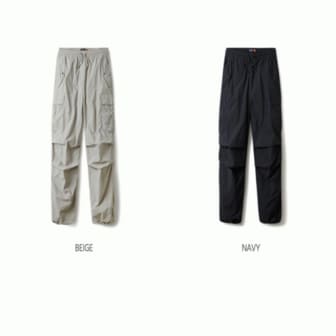 후아유 공용 와이드 나일론 카고 팬츠 / Wide Nylon Cargo Pants_A WHTAE2411U