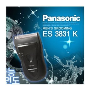 ES3831/휴대용면도기/건전지식/방수/기울어짐 파나소닉ES3831/휴대용면도기/건전지식/방수/기울어짐