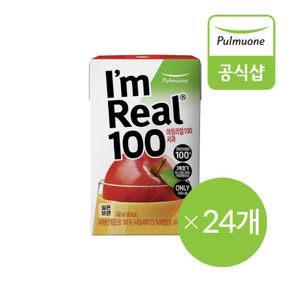 E풀무원 아임리얼 100 사과 24개(140ml x 6입 x 4개)[35778548]