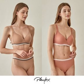 [Playtex] 플레이텍스 노와이어 볼륨업 4종 [베이지+로즈핑크] PXW3O0203_T