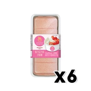 요아정 딸기요거트 크림롤 베이커리빵 125g x 6개