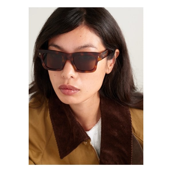 직사각 프레임 아세테이트 선글라스 톨토이즈셸 46376663162971366