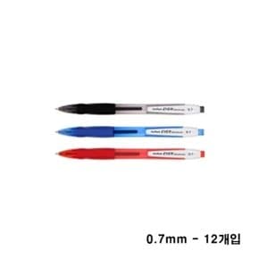 부드럽고 선명한 볼펜 문화볼펜 필기구/0.7mm/12개입 (W71B82C)