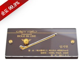 순금 탁상패 18.75g 24k [F타입 골프공,골프채] 홀인원 이글 싱글 우승 기념선물