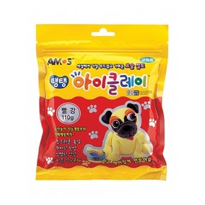 창의력만들기재료 조형놀이 만들기체험세트 클레이110G 빨강 50P