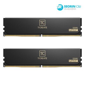 [서린공식] 팀그룹 T-CREATE DDR5-6000 CL40 EXPERT 블랙 패키지 서린 (128GB(64Gx2))