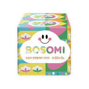 펀앤플레이 라이트 아기물티슈 캡형 60매 6입