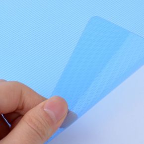 현대오피스 비닐커버 사선청색 제본표지 0.5mm A4