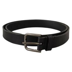 4812850 Dolce  Gabbana Elegant Leather Belt with Metal Mens Buckle