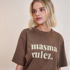 MSMRZ cool cotton T-shirt_Brown