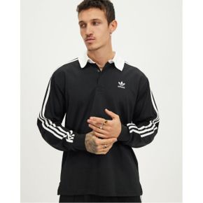 5023014 adidas Adicolor Rugby Polo Shirt - Black 103619382