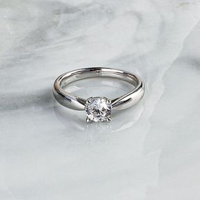 샤밍 3부 반지 다이아 우신 G SI2 인피니티 솔리테어 14K 18K 결혼