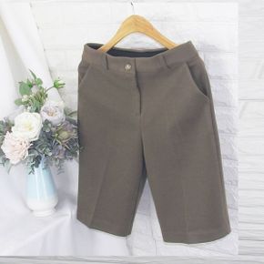 bib 스판 5부팬츠HPOT일자바지 스판바지 밴딩바지 면바지 5부바지_P408464686