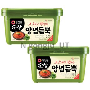 청정원 순창 고소하고 맛있는 양념듬뿍 쌈장 2kg 2개