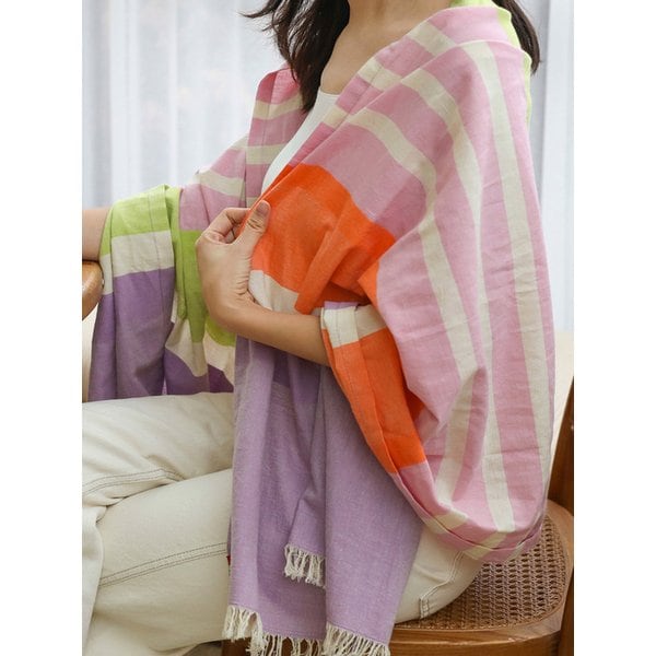 거즈 스카프 리시안셔스