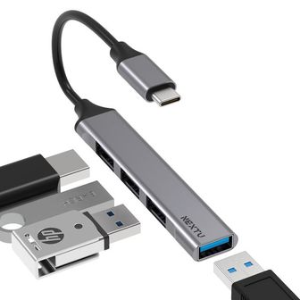 제이큐 C타입커넥터 멀티포트허브 노트북휴대용 USB3.1 5Gbps